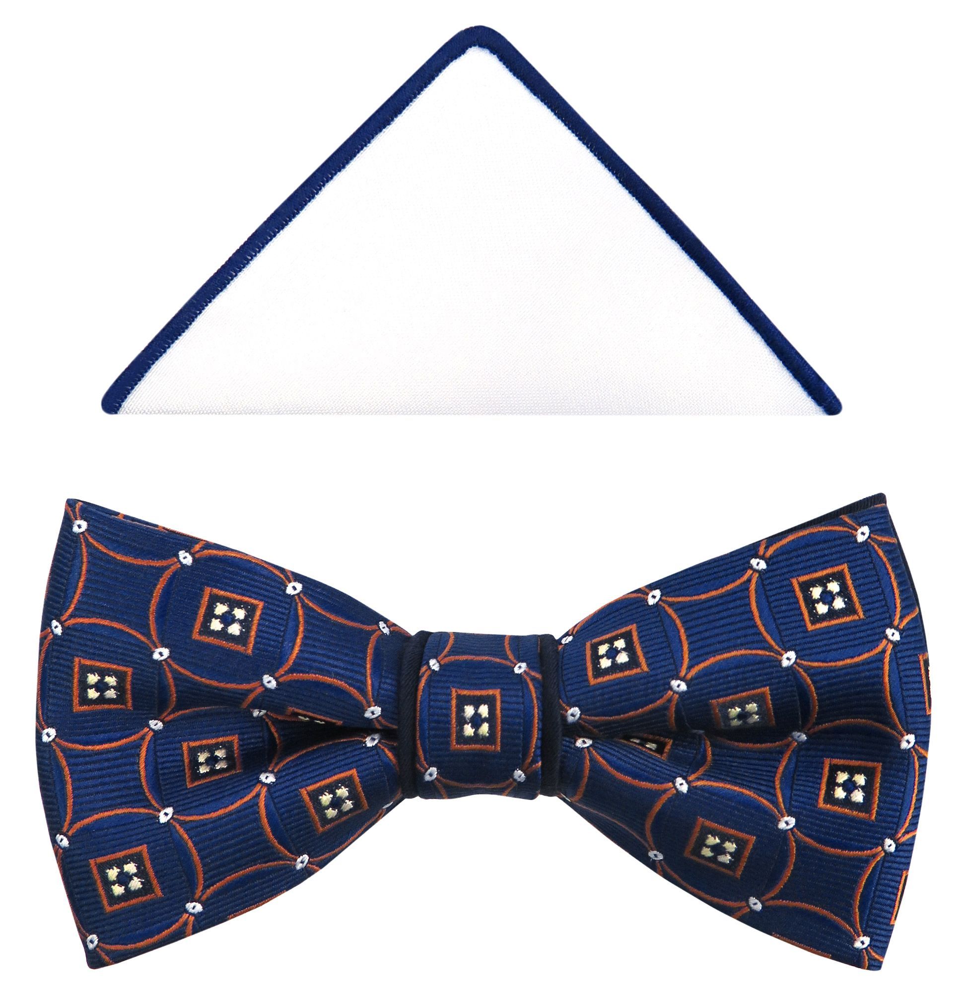 Modini White, Navy Blue, Orange