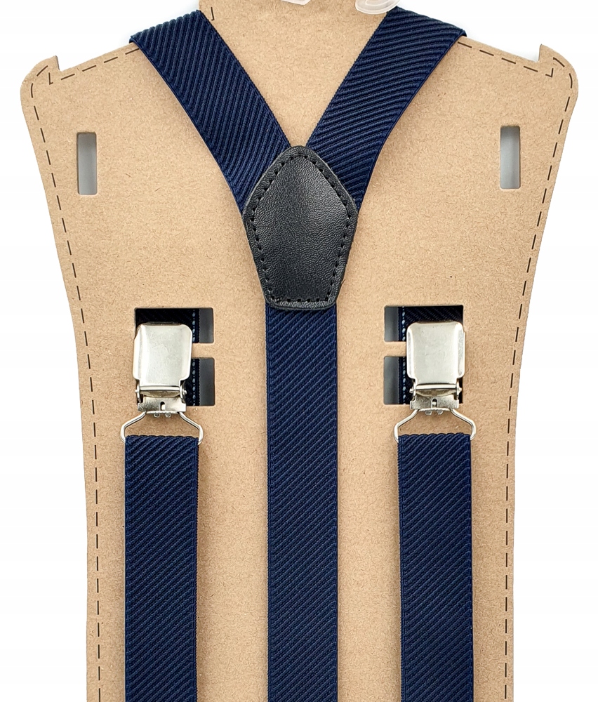 Traky na nohavice - CGM Navy Blue Pants Trales