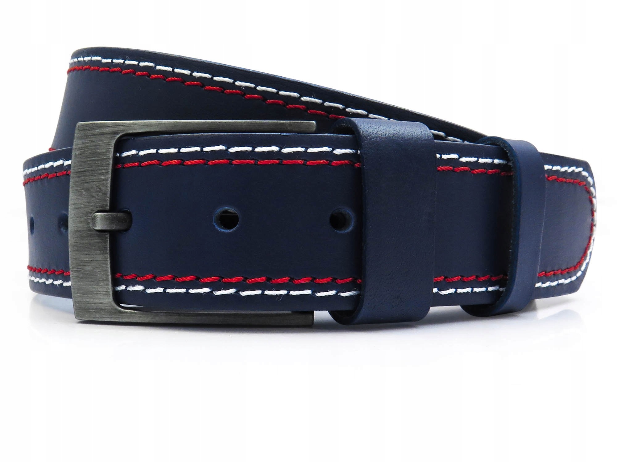 Opasok - Modini White, Red, Navy Blue, Multi -Colored Strip - Men's Product