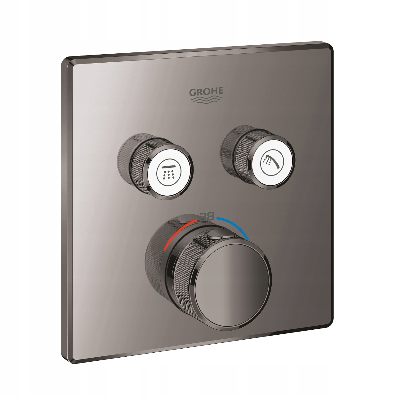 Grohe termostatická batéria Smartc. Tvrdý grafit