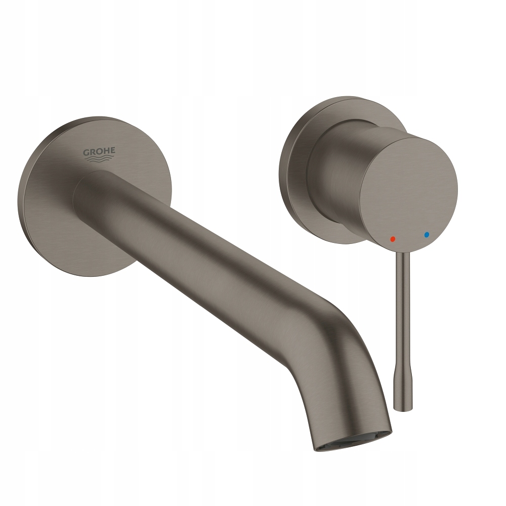 Grohe brúsený tvrdý grafit 2-O Washbasin batéria