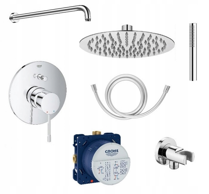 Vodovodná batéria Grohe Essence, 20 cm RCR podomietková súprava