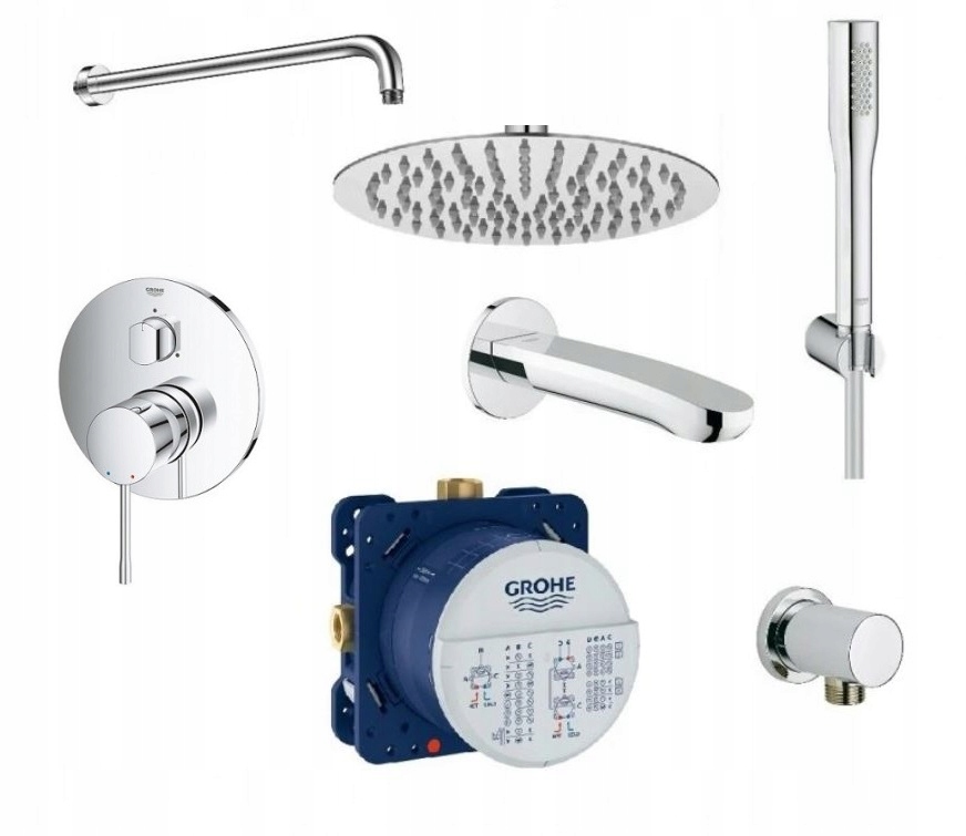 Grohe Essence 7in1 3-utopená vaňa set 20cm