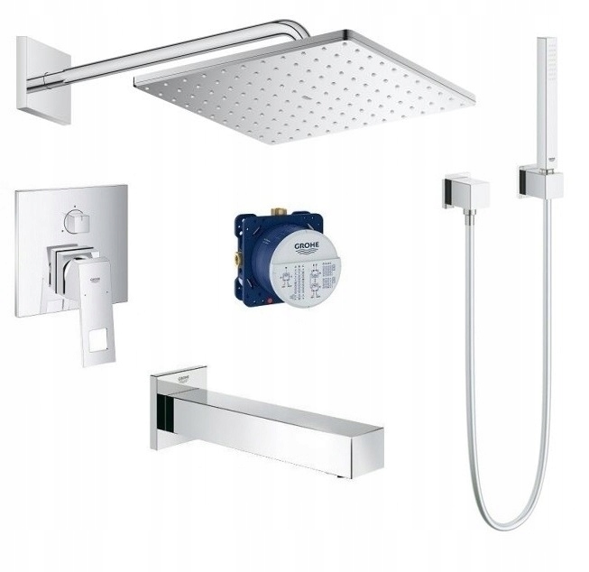 Grohe EuroCube Rainshower výtok pre vaňu