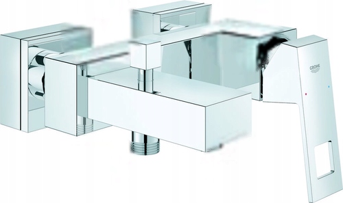 Grohe EuroCube - batéria s jednou štrbinou, vaňa,