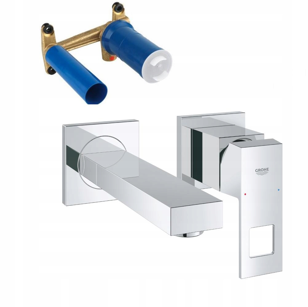 Grohe EuroCube Kompletná batéria chrómu