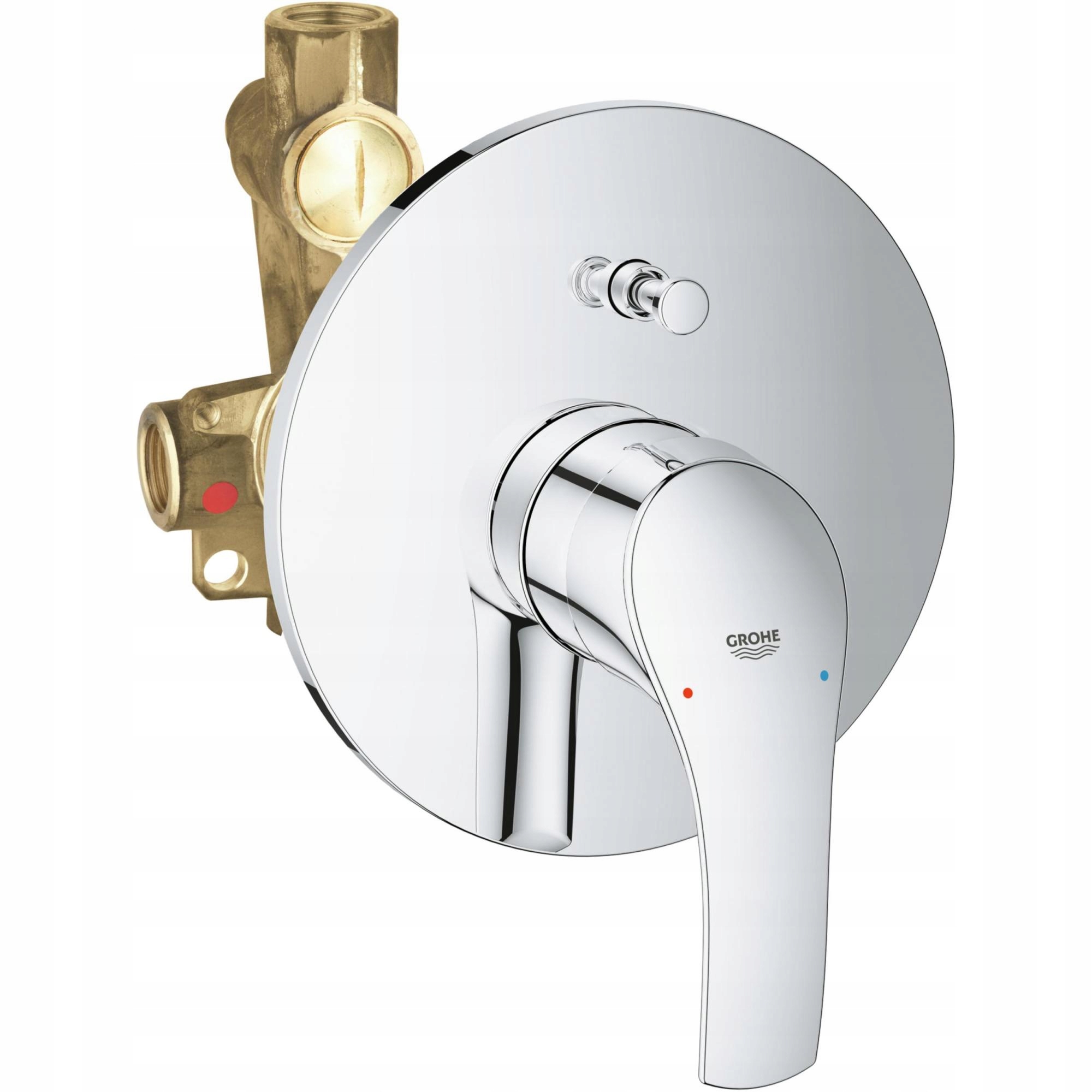 Grohe Eurosmart Bath Battery Set Chrome