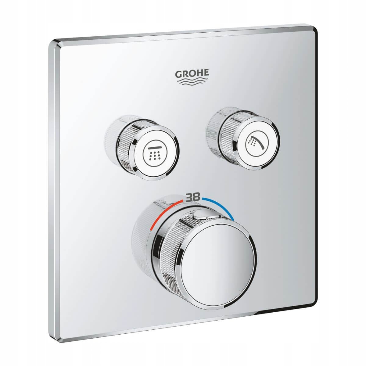 Grohe grohtherm smartControl skryje batériu