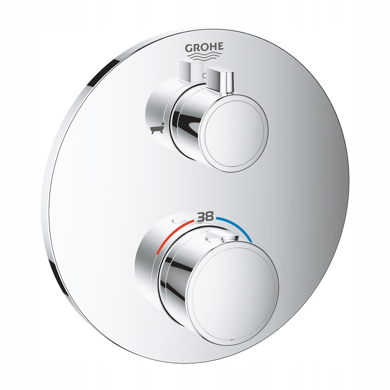 Grohe grohtherm skryl vani batérie Termost