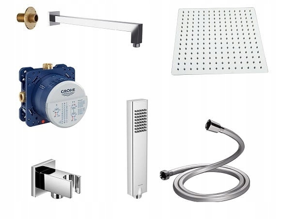 Grohe smartbox + dažďová sprcha 25 set kvadro tor