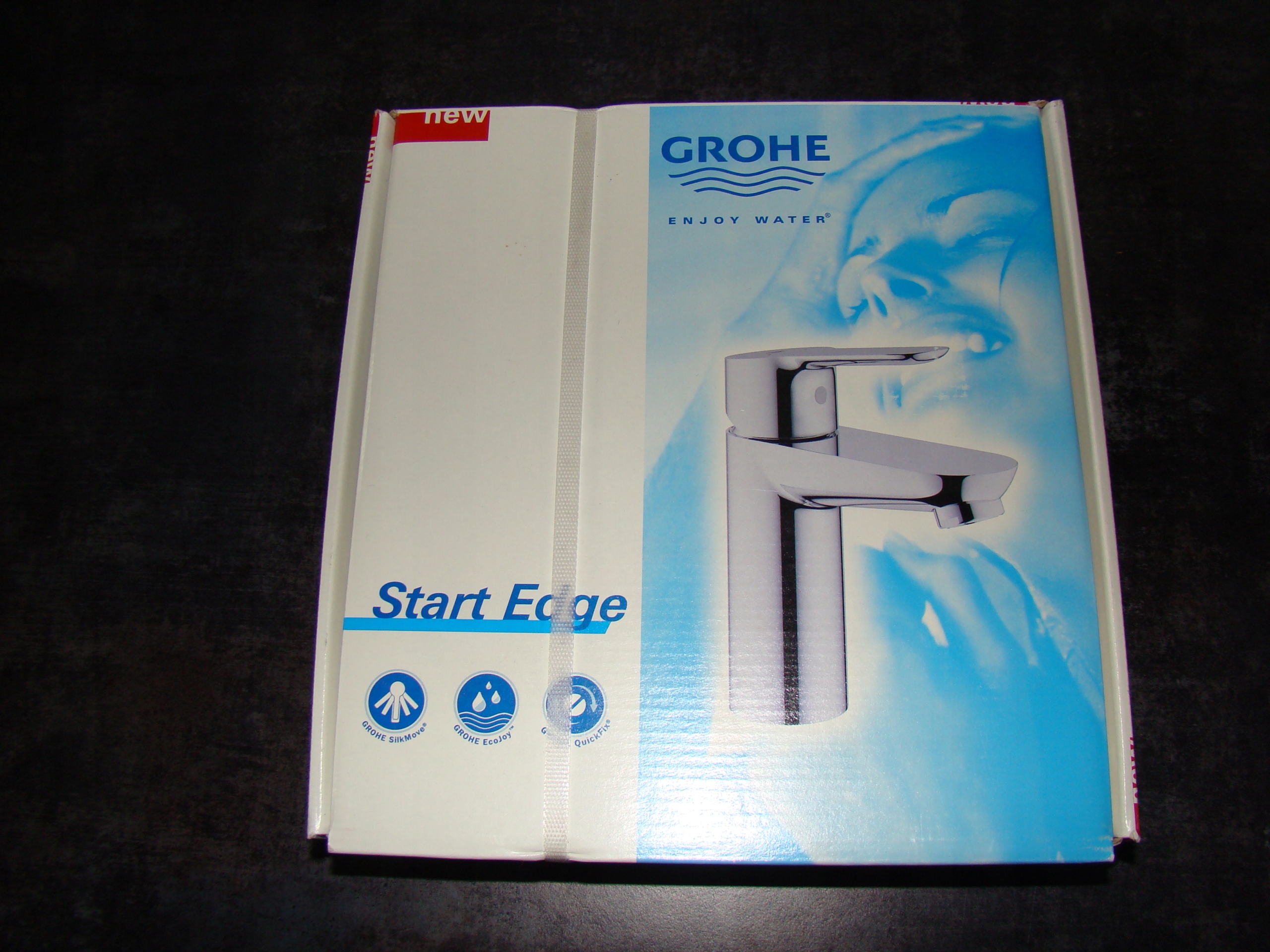 Grohe Washbasin Battery Chrome Start Edge 23344