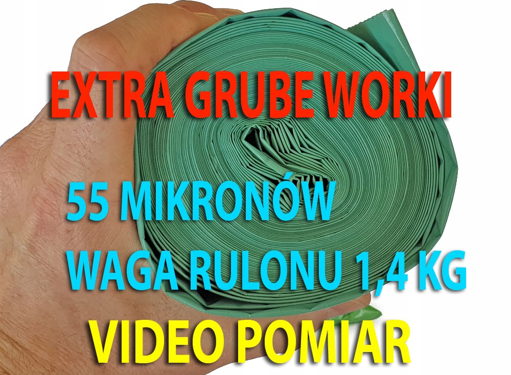 Hrubé zelené vrecká na odpadky 240L výrobcu 10ks