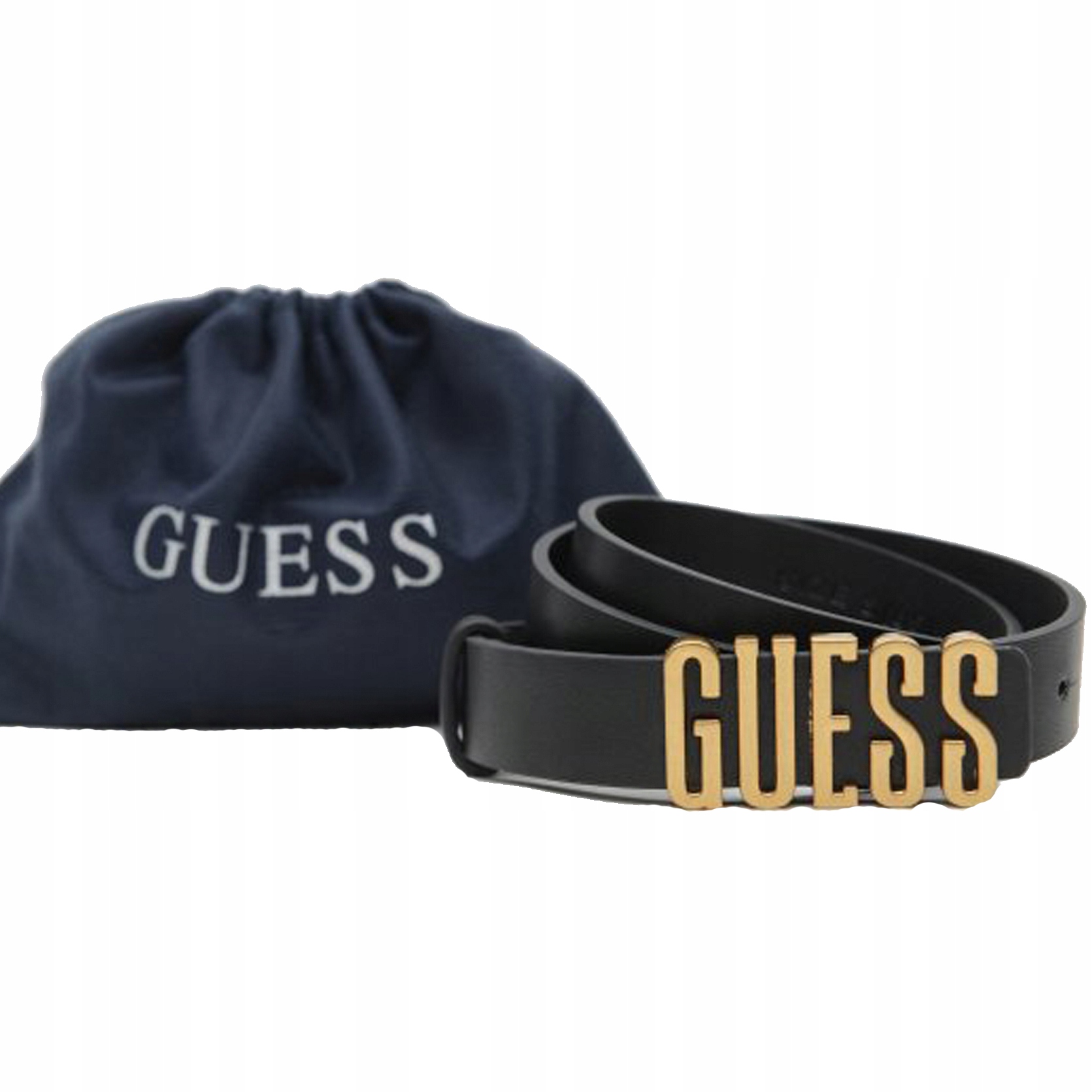 Opasok - Hádajte, že ženský pás BW758vin25-Bla Guess Belt Dams