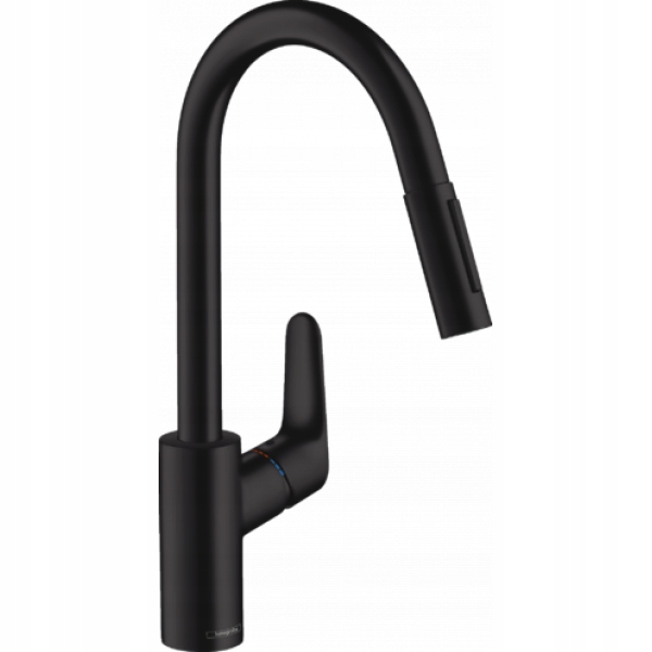 Kuchynská batéria - Hansgrohe Focus 240 Bat.Kuch. Black Mat 31815670