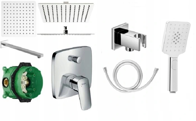Hansgrohe logis flush -Dažďová sprcha batérie s dĺžkou 25