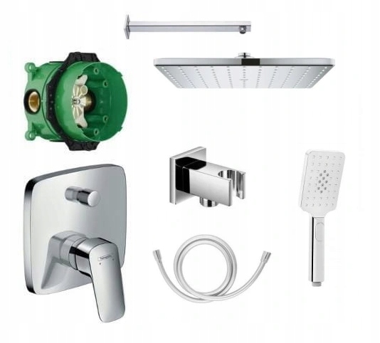 Hansgrohe logis flush -podmenovaná dažďová sprcha batérie