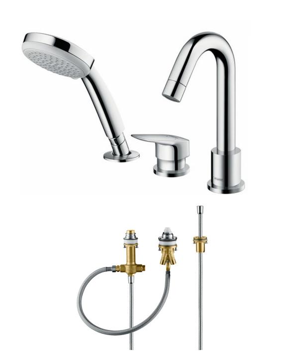 Hansgrohe Logis Bath Battery 713000+13439180