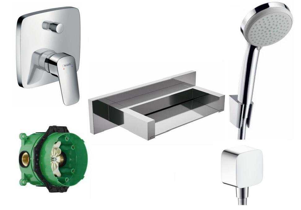 HANSGROHE LOGIS VAŇOVÝ SET SO PODOMIETKOVOU KASKÁDOU