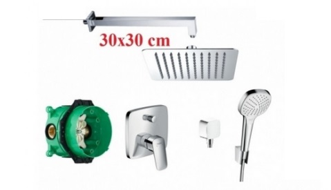 Hansgrohe logis skrytý súprava s dažďovou sprchou