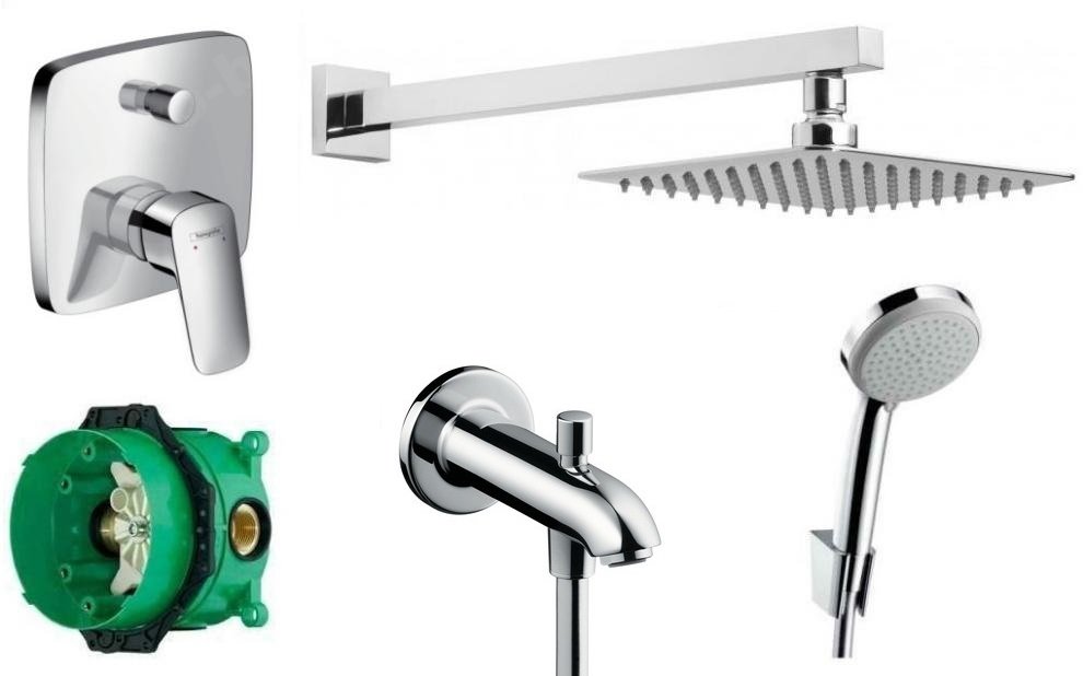 Hansgrohe logis vane sada+dažďová sprcha 30