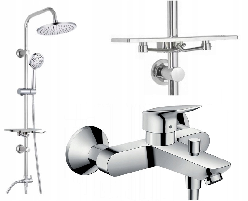 HANSGROHE LOGIS vaňová batéria RAIN 25 cm