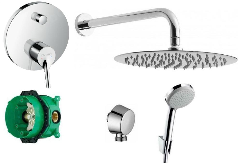 Hansgrohe talis skrytý súprava+dažďová sprcha 40