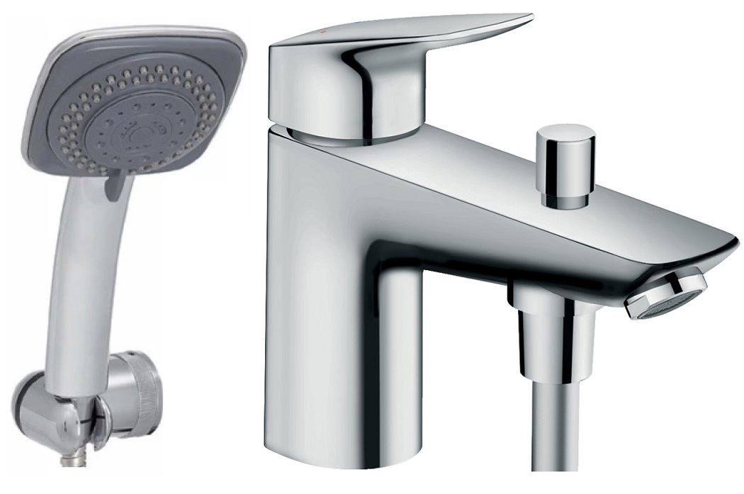 Hansgrohe batéria pre/1-krídlovú vaňu stojacu+5f