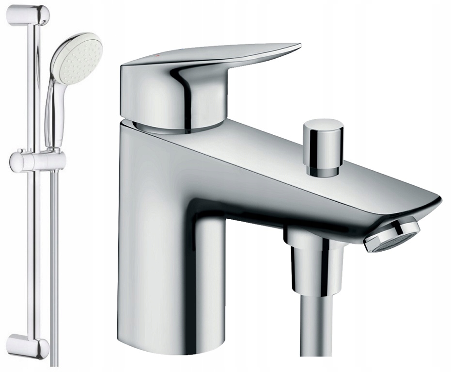 Hansgrohe stála batéria+grohe sprej