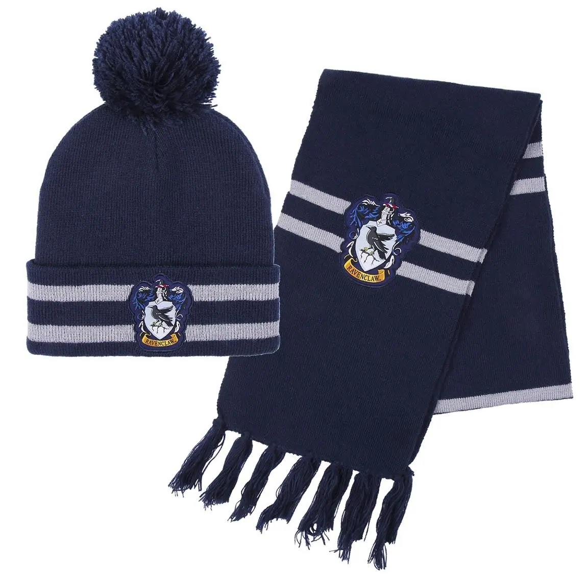 Nastavte čiapku, cerda AW22 Navy Blue Scarf