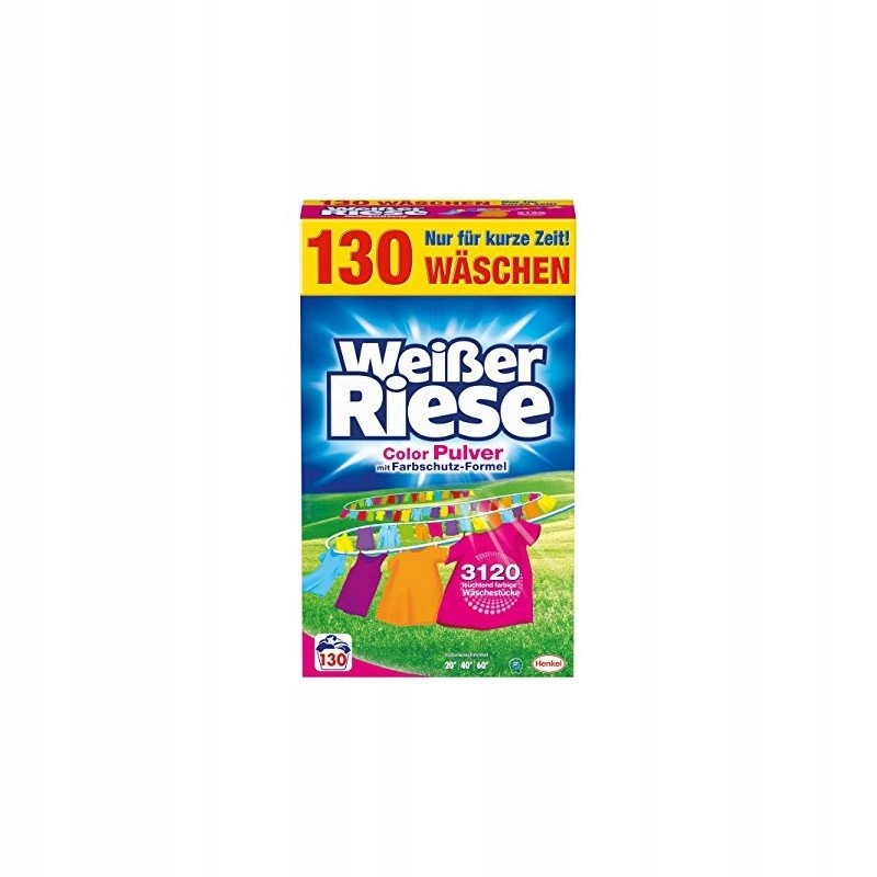 Prací prášok - Hit! Weisser Riese umývanie prášku 130 WASCE
