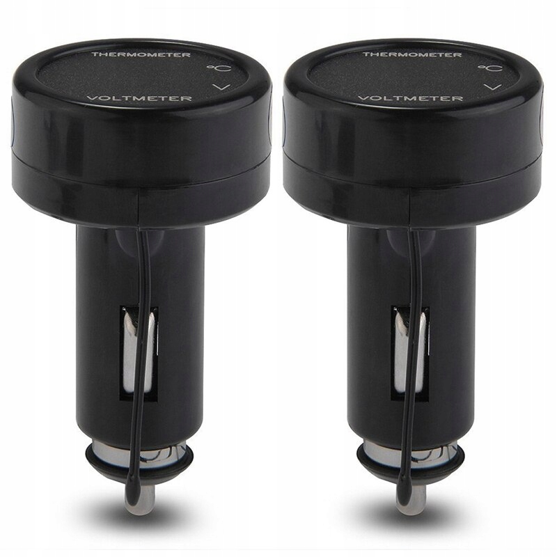HOT PREDAJ 2X 12V 24 V Voltmeter teplomer Cigaret