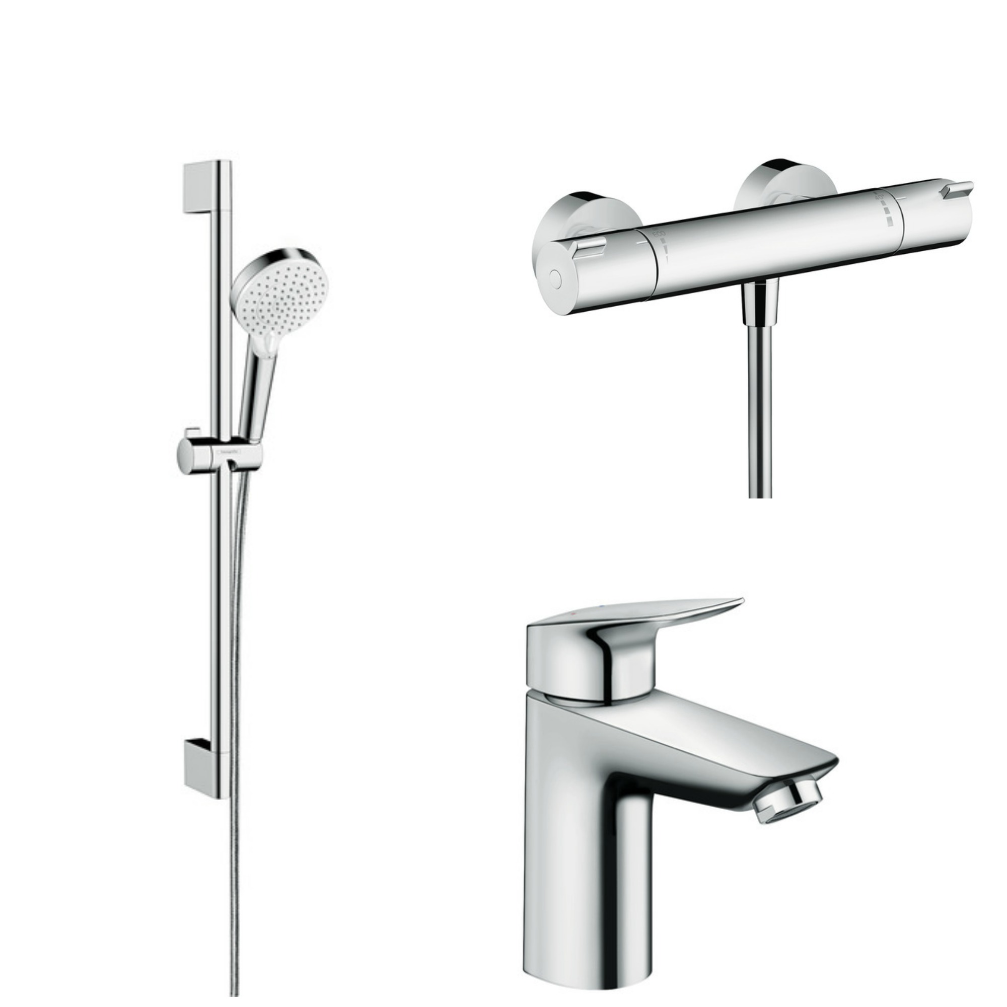 Hansgrohe logis washbasin batériová sada ecostat