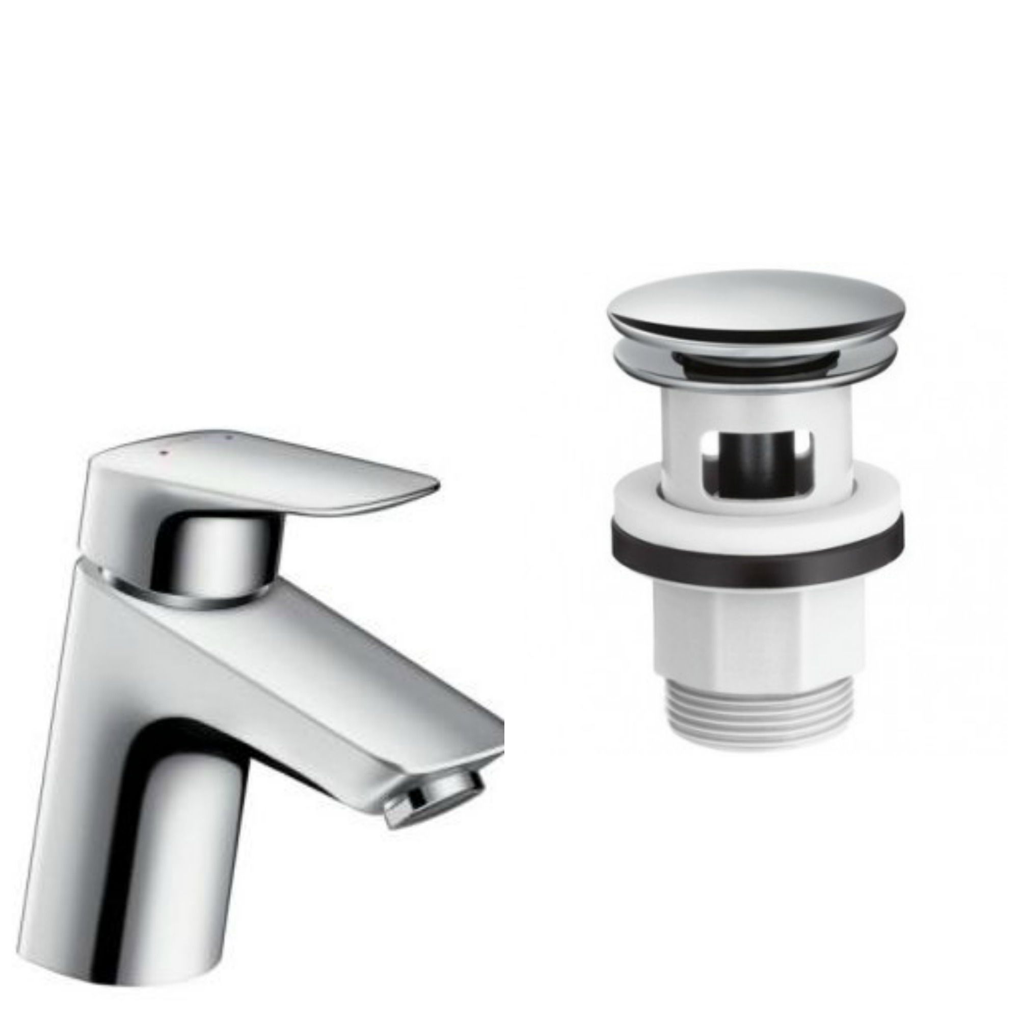 Hansgrohe logis washbasin faucet s kliknutím klaku