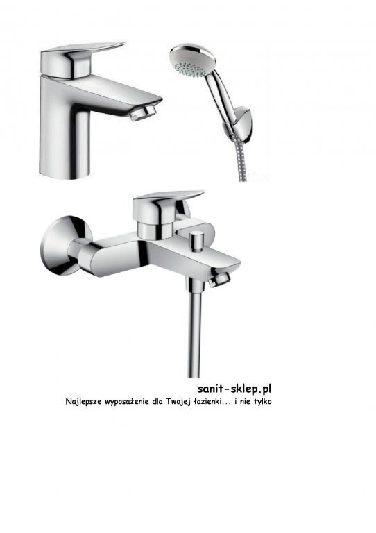 Hansgrohe logis batéria batérie Washbasin 100 zásah