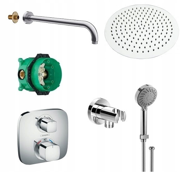 Hansgrohe logis ecostat e ibox + ursa + 30 dažď