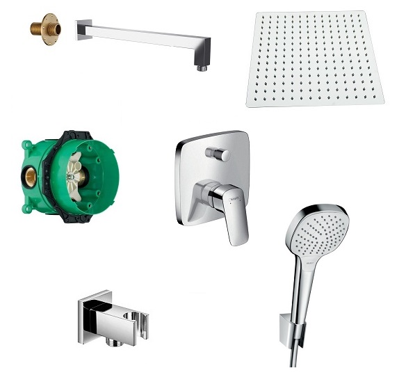 Hansgrohe logis ibox Croma Select Rain Shower 25