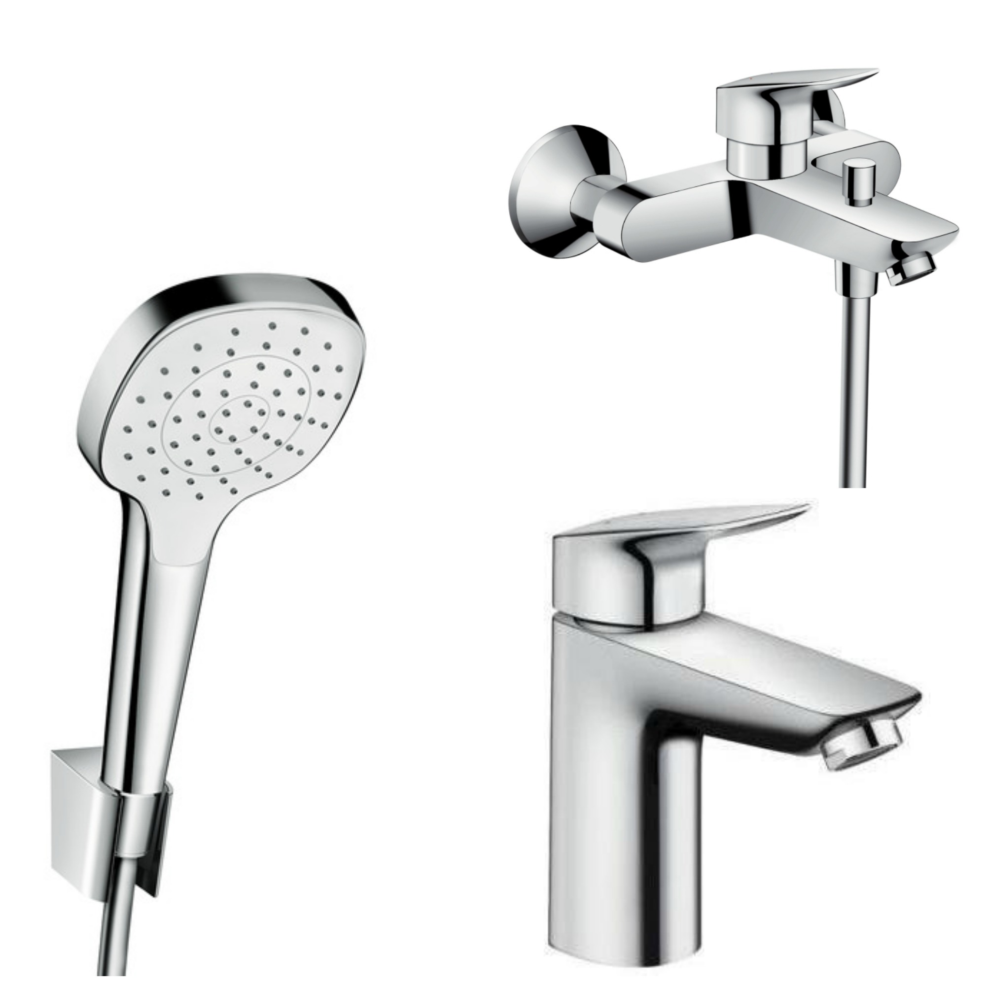 Hansgrohe washbasin batéria logis 100 vane cróm