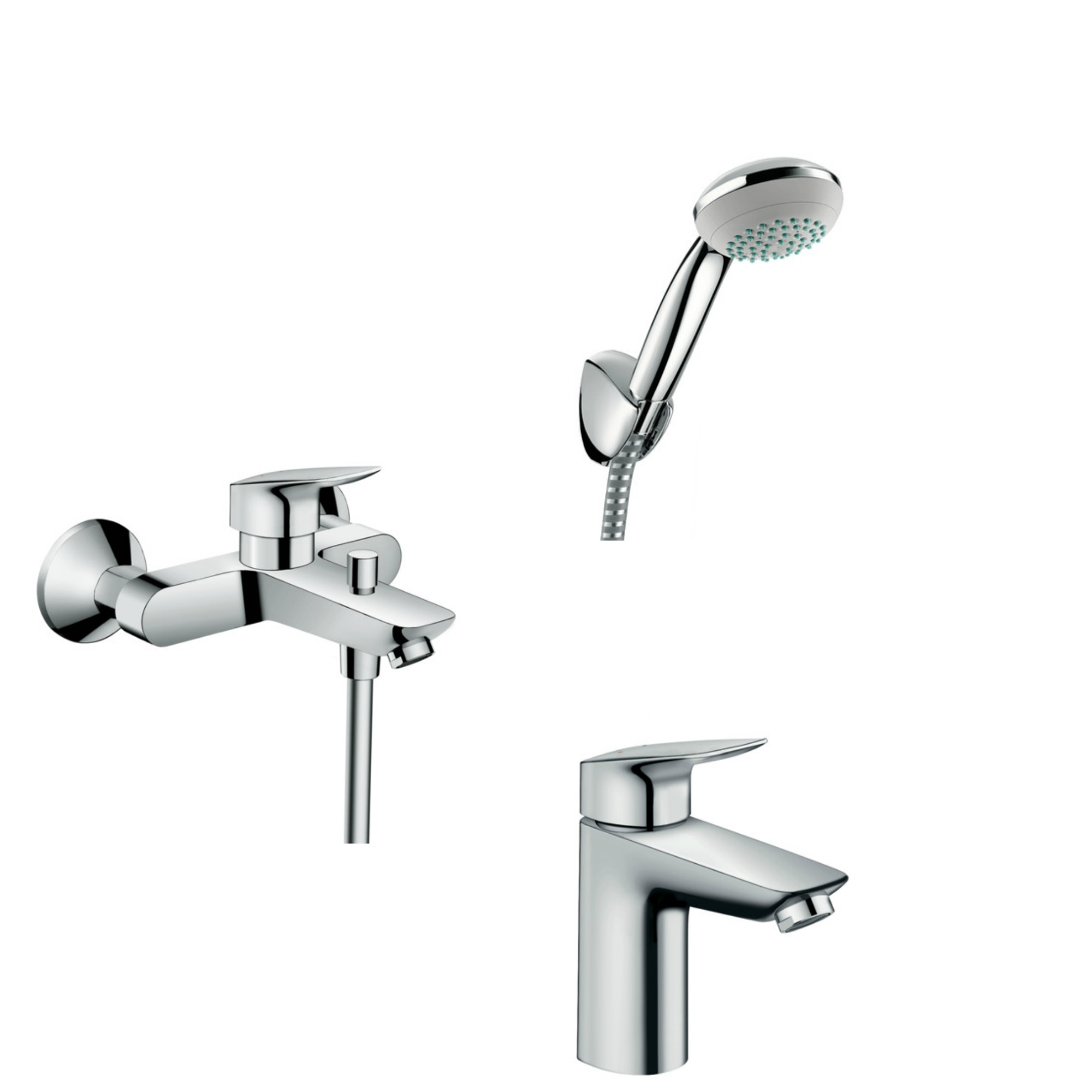 Hansgrohe batéria set pre súpravu kúpeľňových logis