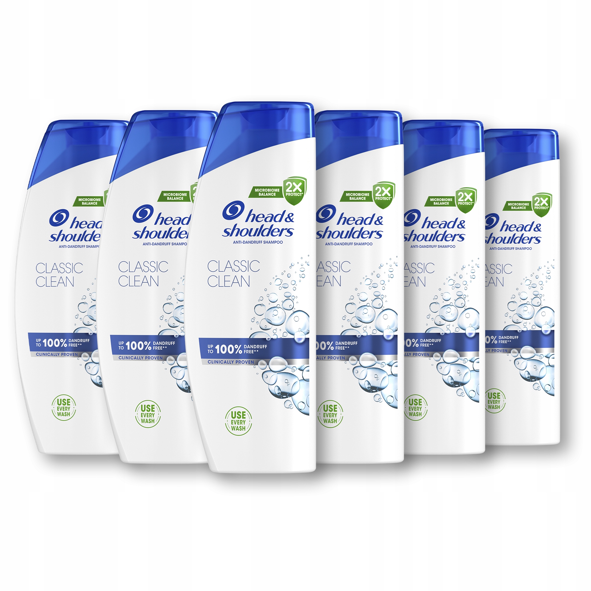 Šampón proti lupinám Head and Shoulders Classic Clean 6 x 400 ml
