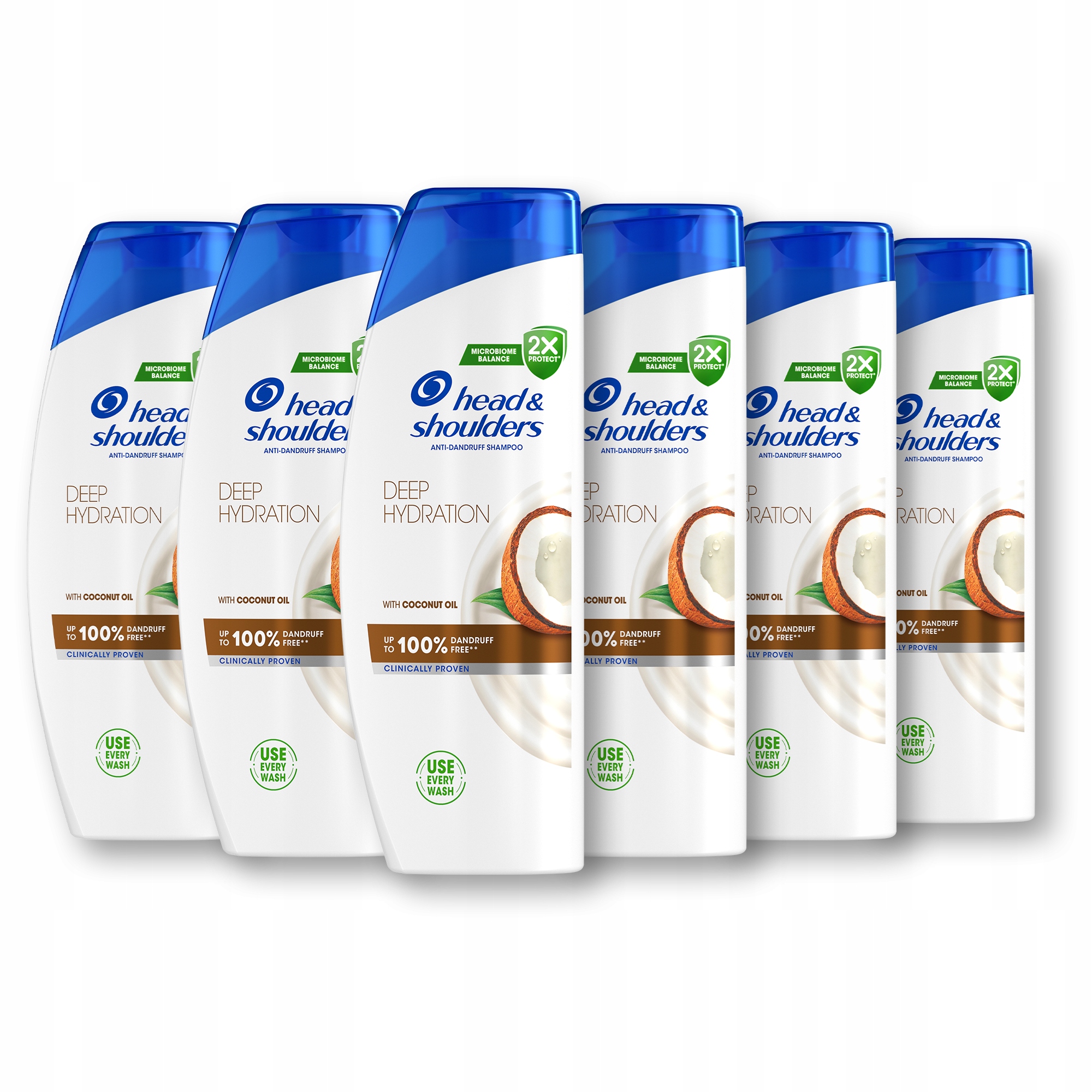 Šampón proti lupinám Head and Shoulders Deep Hydration 6 x 400 ml