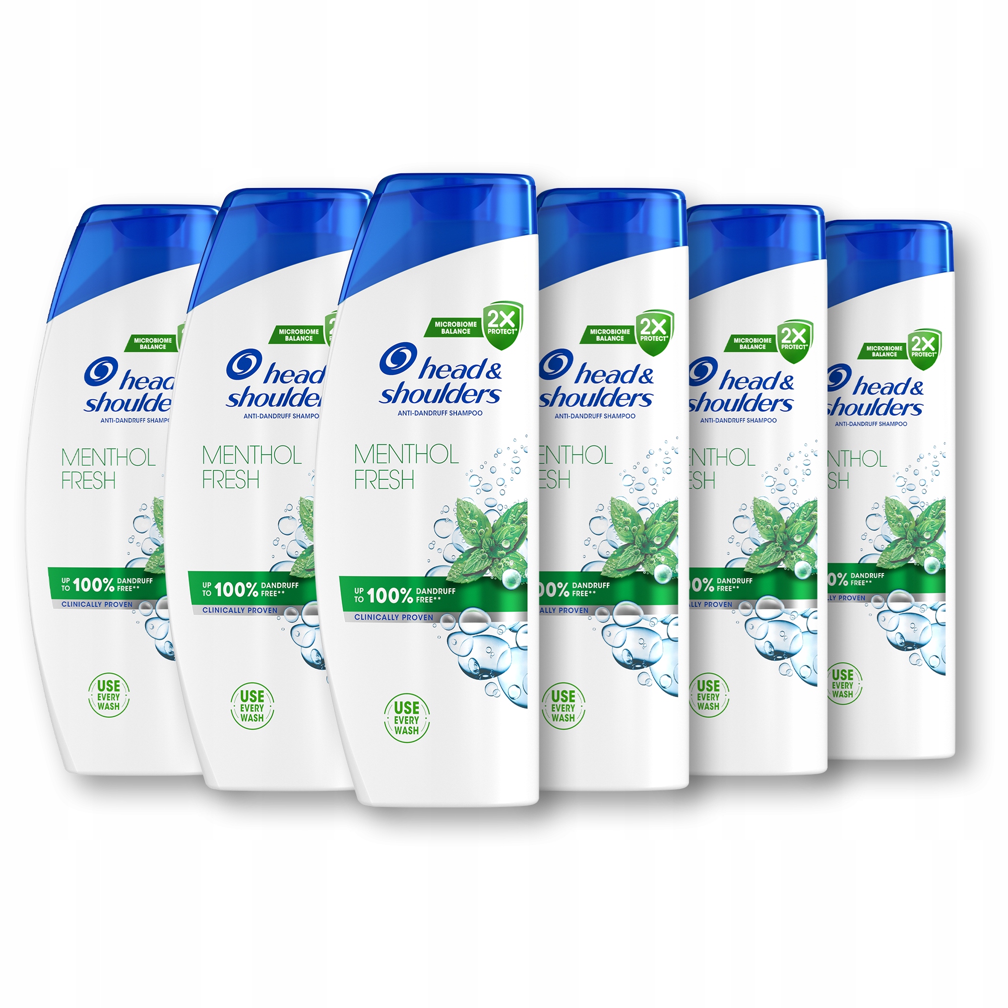Šampón proti lupinám Head&Shoulders Mentol 6 x 400 ml