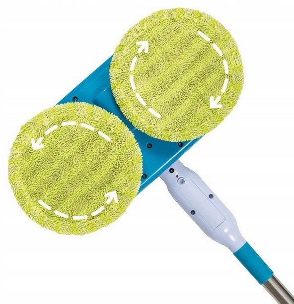 Hurikán plávajúci mop - elektrický rotačný mop