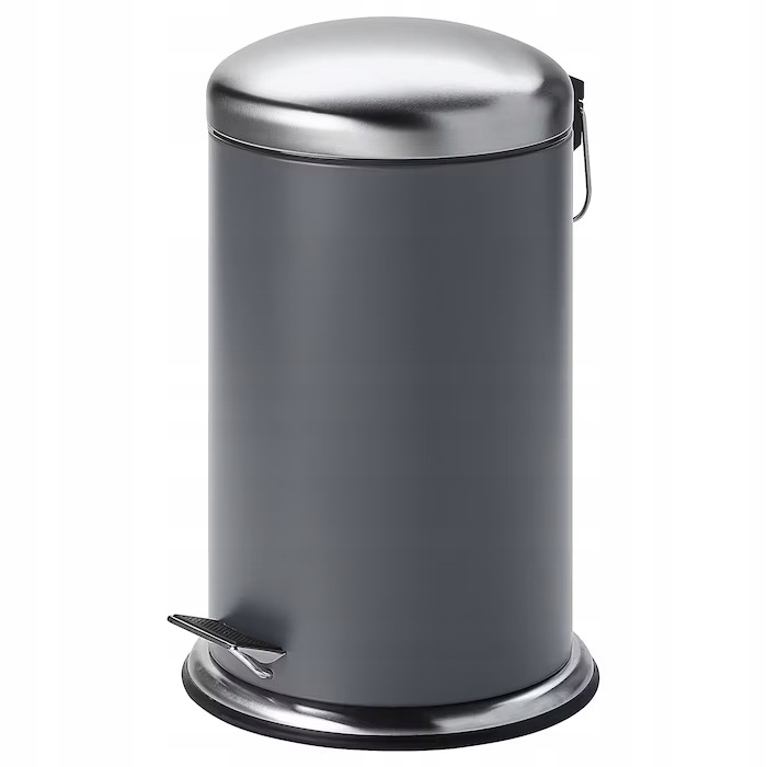 Ikea mjosa tmavý odpadový kôš šedý 12 l