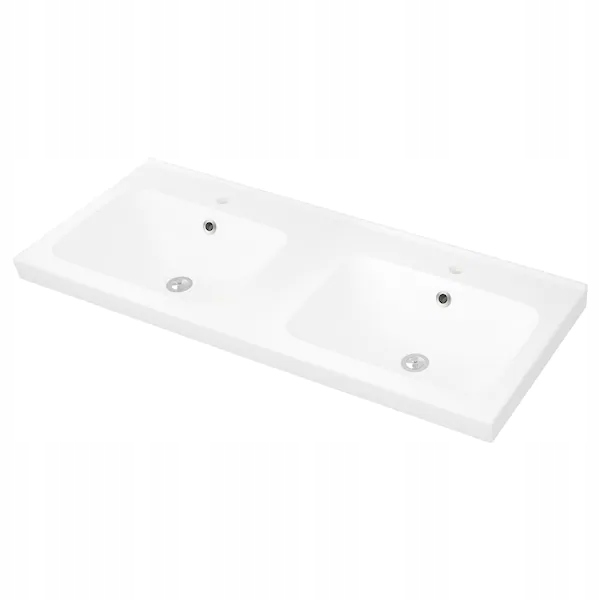 Kuchynská batéria - Ikea odensvik dvojité umývadlo 123x49x6 cm