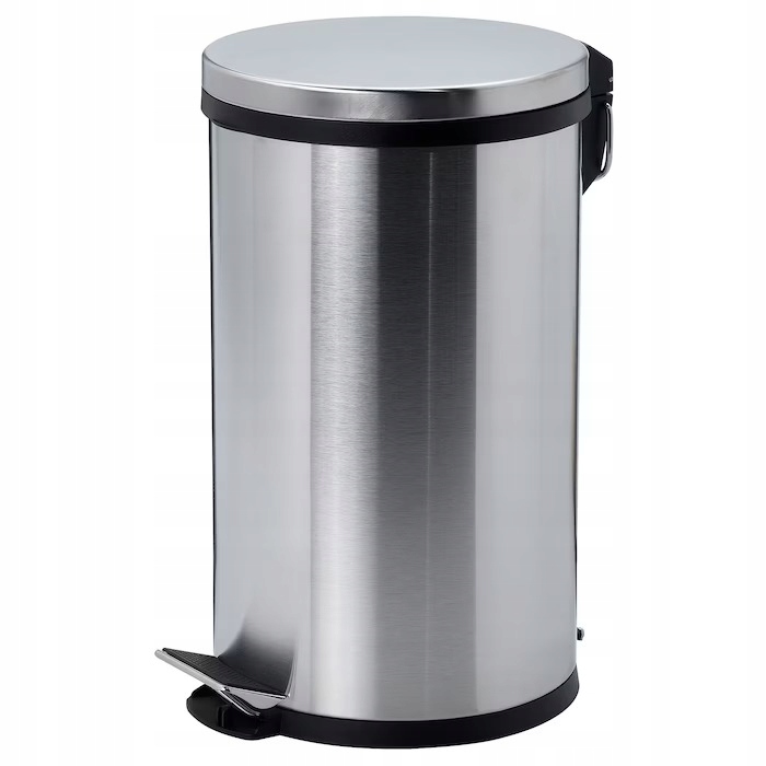 Ikea Snorpa odpadový kôš z nehrdzavejúcej ocele. 12 l