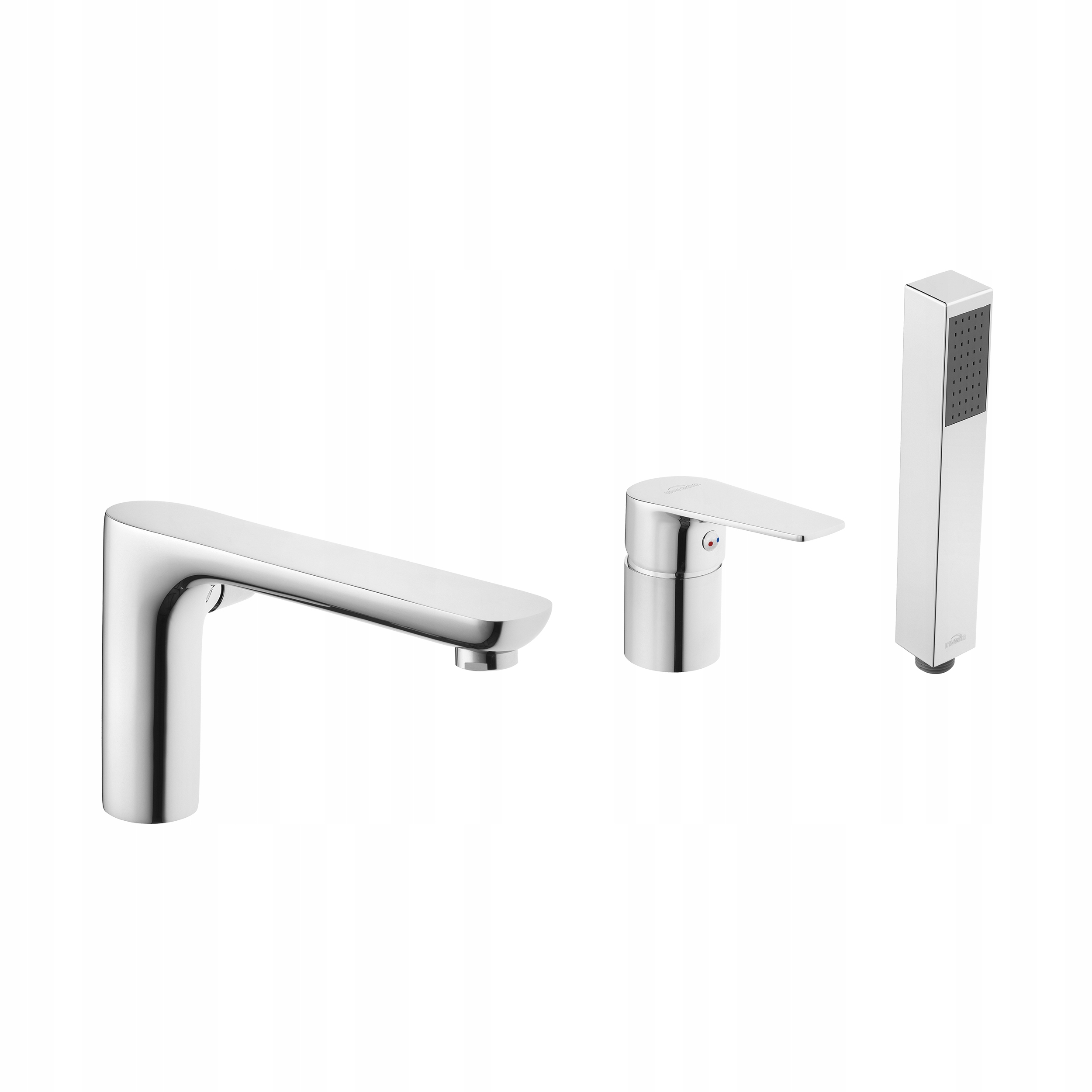 Inva Dokos 3-Octopatrice Bathtub, Chrome