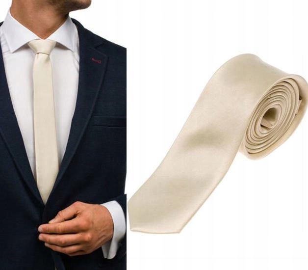 Jake's Cream Silk kravata