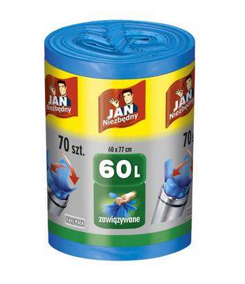 Jan potrebné - vrecká na odpadky 60 l/70 ks set
