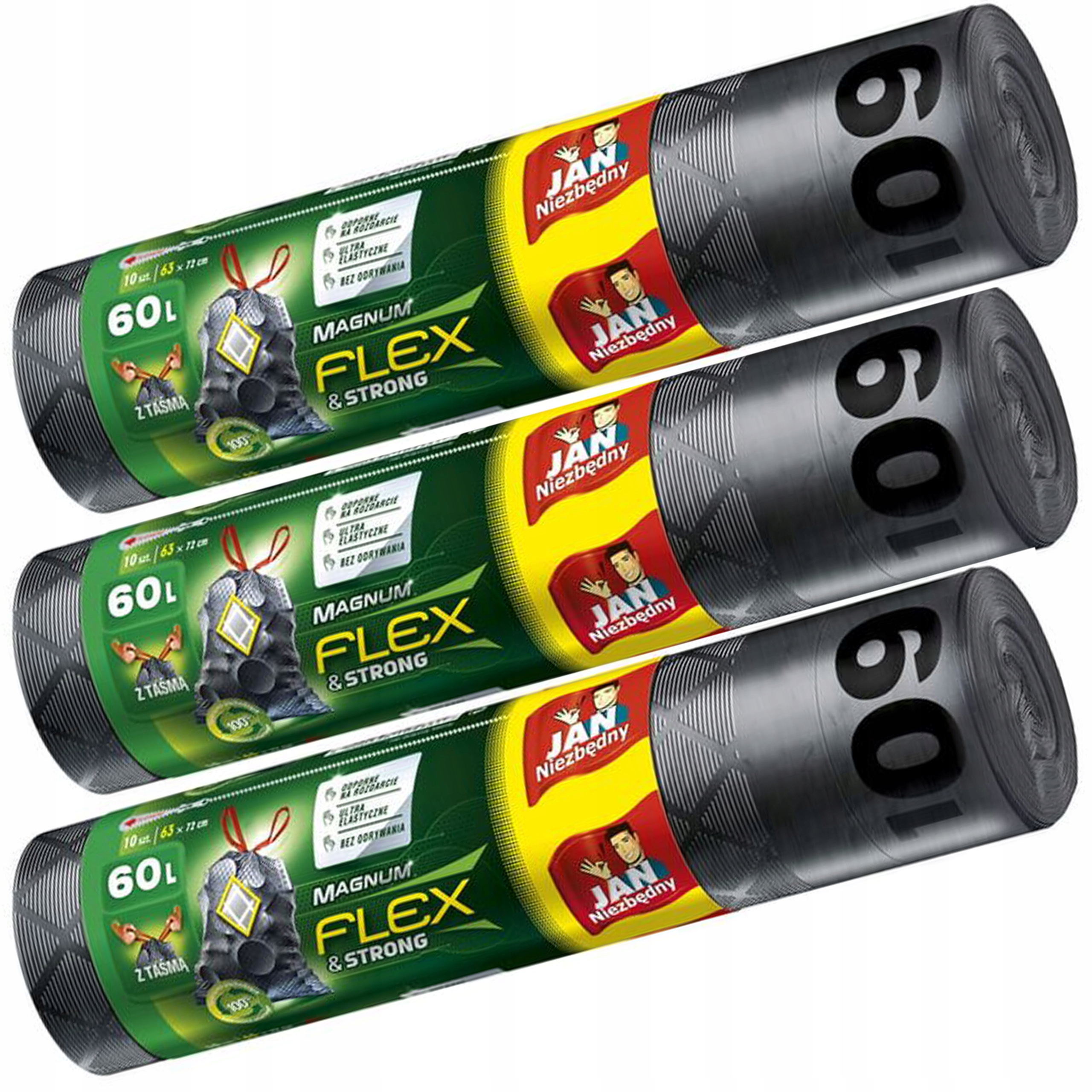 Jan potrebný magnum 60 l 10 ks x3 vrece na odpadky