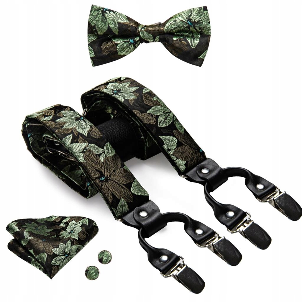 Hodváb časté Mucha svieti na súpravu Cufflinks Sweoka